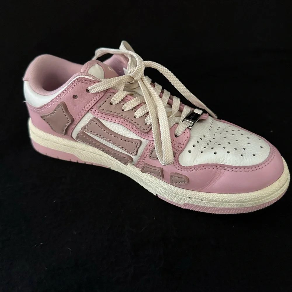 AMIRI Pink and White Women's Sneakers - Picture 2 of 3